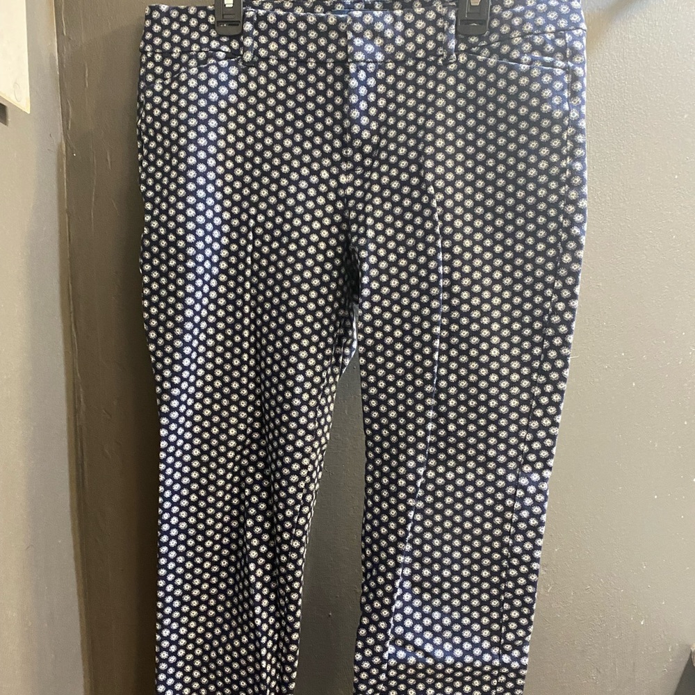 Old Navy Pixie Blue Patterned Pants